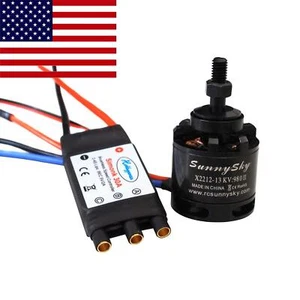 Sunnysky X2212-13 980KV motore brushless e SimonK 30A ESC per multicottero Quad-X - Foto 1 di 5