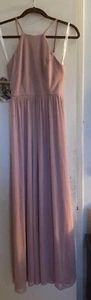 azazie bridesmaid dress Brona Size J12 dusty rose - Picture 1 of 6