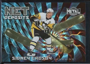 2020-21 Metal Universe Net Deposits #ND23 Sidney Crosby - Picture 1 of 2