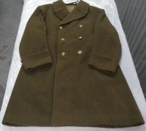 Cortefiel Original WW2 US Army Heavy Wool Winter Overcoat Greatcoat - Picture 1 of 12