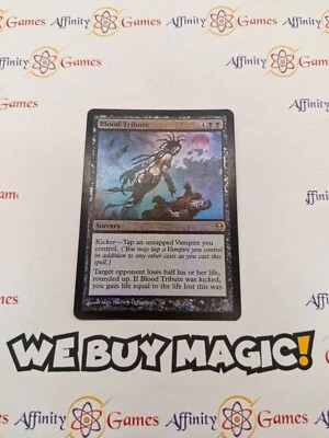 MTG | Blood Tribute | Zendikar  | Foil | Moderately Played | English - Image 1 of 2