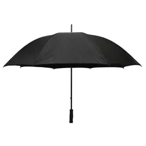 5 Fuß Golf Regenschirm ganz schwarz große Abdeckung & robustes Design - kostenloser Versand - Bild 1 von 5