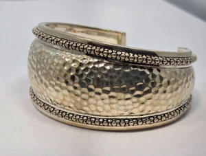 Michael Dawkins Sterling Silver 925 Cuff Bracelet Thailand 89.3g - Picture 1 of 6