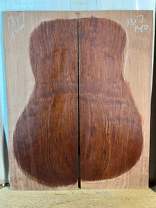 figured African Bubinga rosewood tonewood guitar luthier set back sides - Picture 1 of 5