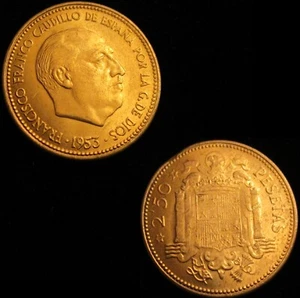 Gutse FRANCO-2, 2,50 Pesetas 1953 19-54, Sans Circulaire - Picture 1 of 1