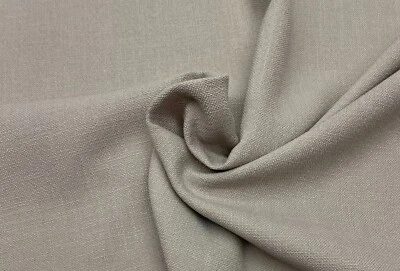 BALLARD DESIGNS LINDEN LINEN BEIGE CRYPTON® PERFORMANCE FABRIC BY YARD 54"W - Image 1 of 4