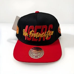 Mitchell & Ness San Francisco 49ers Snapback Hat – Brand New, Adjustable NFL Cap - Picture 1 of 4