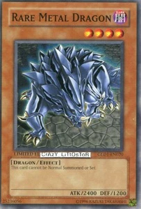 YU-GI-OH DRAGÓN DE METAL RARO LIMITADO COMÚN CASI NUEVO/COMO NUEVO GLD1-EN020 - Imagen 1 de 1