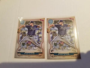 2020 Gypsy Queen Brendan McKay RC #52 Lot of 2 cards Tampa Bay Rays - Picture 1 of 1