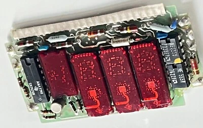 VINTAGE TEXAS INSTRUMENTS  TIL-304 & TIL 306  RETRO LED  DISPLAY MODULE  fcb28.2 - Image 1 of 3