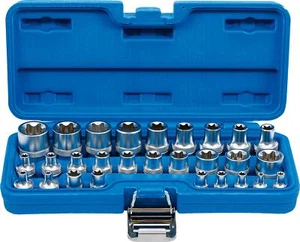 BGS Steckschlüssel-Einsatz-Satz, E-Profil | Antrieb Innenvierkant 6,3 mm (1/4... - Bild 1 von 6