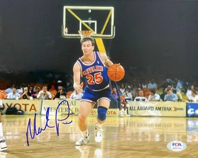 Mark Price Signed Autographed Cleveland Cavaliers 8x10 Photo Psa/Dna - Image 1 of 2