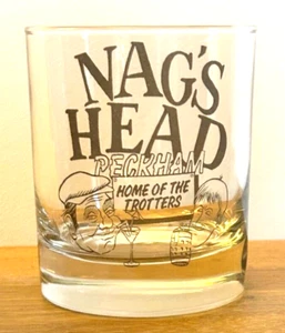 ONLY FOOLS AND HORSES Nag's Head TROTTERS Whiskey WHISKY GLASS Del Boy RODNEY - Picture 1 of 1