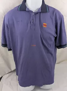 Vintage lila Polo Burger King Uniform Hemd Large - Bild 1 von 5