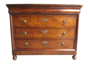 Cassettone cappuccino in noce - metà '800 - comò luigi filippo - Foto 1 di 12