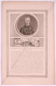 Levachen und Duplessi-Bertaux "Jean Nicolas Houchard", Radierung, 1793 - Bild 1 von 2