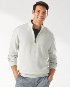 Tommy Bahama Herren Big & Tall Flipshore Half-Zip Wende Sweatshirt # 2XLB - Bild 1 von 6