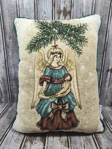Riverdale Deko Überwurf Kissen Weihnachten Engel Baumschmuck Vintage Made in USA  - Bild 1 von 9