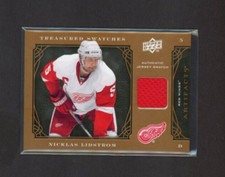 2009-10 Artifacts Treasured Swatches Jersey Retail #TSRNL Nicklas Lidstrom