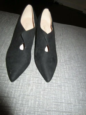 Zapatos de salón Jacklyn Smith de gamuza negros para mujer talla 6 Foto 1 de 4