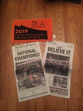 2019 Virginia National Champions The Daily Progress Newspaper/ Rally Towel Rare!