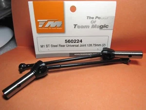Team Magic 560224 M1 St Steel Rear Universal Joint  128.75 mm - Picture 1 of 4