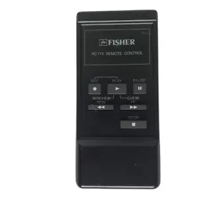 Genuine Fisher VCR Remote Control RC715 Tested Working - Picture 1 of 3
