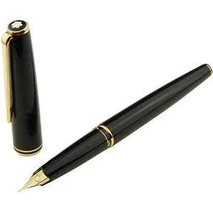 Montblanc Generation Füller Nr.13109 Schwarz 14 Karat Gold EF-Feder Undicht - Bild 1 von 12