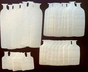 BOTELLAS EMBOTELLADAS adornos troquelados de papel cartucho en relieve... - Imagen 1 de 27