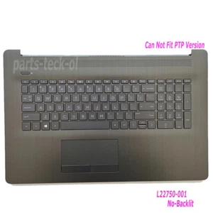 NEW For HP 17-BY 17-CA Palmrest Keyboard w/ Non-Backlit &Touchpad L22750-001 US - Picture 1 of 6