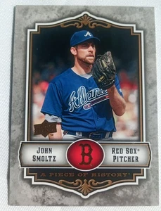 JOHN SMOLTZ UPPER DECK A PIECE OF HISTORY 2009 TRADING CARD SCHÖNER ZUSTAND - Bild 1 von 2