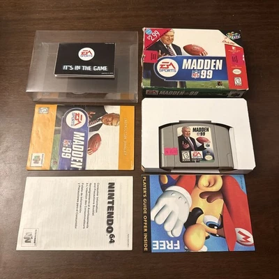 Madden NFL 99 (Nintendo 64 N64) Completo - Probado - Auténtico Foto 1 de 4