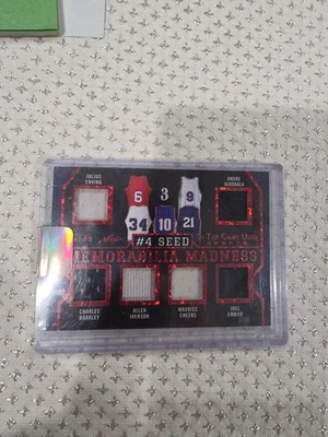 2022 Leaf ITG Game Used Sports Memorabilia Madness /35 #4 Vs #5 Iverson,Barkley  - Image 1 of 2