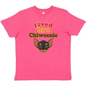 Inktastic Chiweenie Dog Gift Youth T-Shirt Pets Hybrid Breed Tee Kids Children - Picture 1 of 7