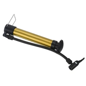 Mini Kit de bomba de piso para bicicleta inflador manual bomba de aire de presión tono dorado - Imagen 1 de 6