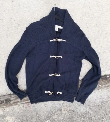 H&M L.O.G.G. Ladies Pure Cotton TOGGLE Cardigan Sweater - Image 1 of 4