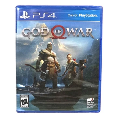 God of War Sony PlayStation 4 PS4 videogame 2018 maduro 17+ novo em folha lacrado - Imagem 1 de 4