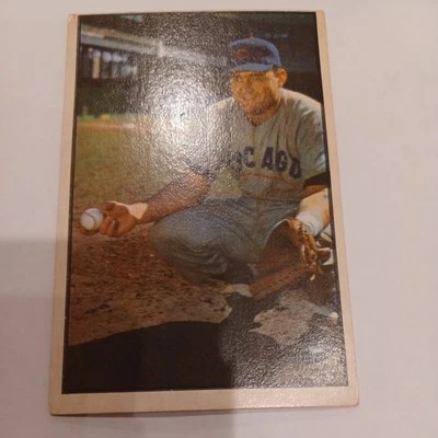 1953 Bowman Color #7 Harry Chiti RC Chicago Cubs - Image 1 of 2