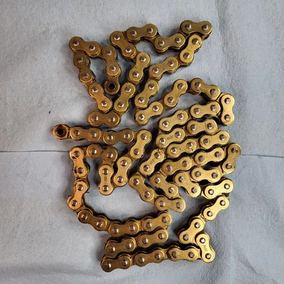 Did Oem Gold 520 Ervt 108 Links Cbr250r Ran For 16,000 Mi Kinked Worn Out Oring - Image 1 of 4