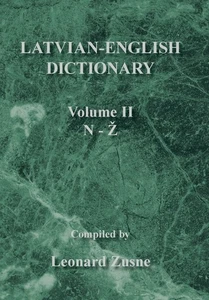 Leonard Zusne Latvian-English Dictionary (Hardback) - Picture 1 of 1