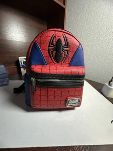 Disneyland Loungefly Backpack Marvel Spiderman Loungefly Heart - Picture 1 of 8