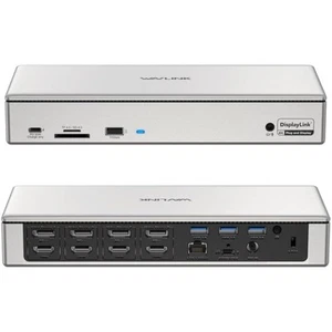 WAVLINK UG69PD12 DisplayLink Docking Station Quad Monitors For Laptops M1 / M2 - Afbeelding 1 van 19