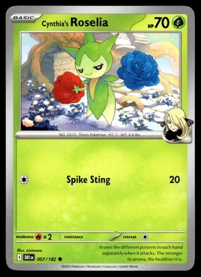 Cynthia's Roselia 007/182 SV10: Destined Rivals - Image 1 of 2