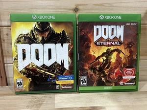 Impresionante Xbox One Game Doom + Slayers ambos completos (discos en Exe+/NM) - Imagen 1 de 3