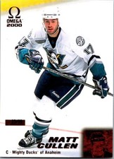 1999-00 Pacific Omega Matt Cullen 23/99 Anaheim Mighty Ducks #1