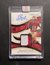 2020 Panini Immaculate Collection Brandon Aiyuk Rookie Patch Auto 14/14