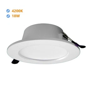 Downlight LED "oasis" redondo empotrar 18W 3000K marco blanco - Imagen 1 de 1
