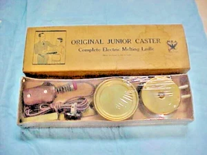 1935 UNUSED ORIGINAL JUNIOR CASTER COMPLETE ELECTRIC MELTING LADLE IN BOX - Picture 1 of 7