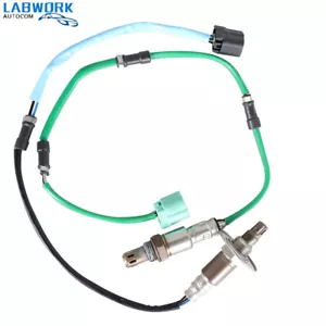 2PCS For 2007-2009 Honda CRV 2.4L l4 Upstream & Downstream Oxygen O2 Sensor - Picture 1 of 8