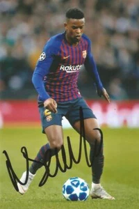 BARCELONA & PORTUGAL: NELSON SEMEDO SIGNED 6x4 ACTION PHOTO+COA **PROOF** - Bild 1 von 2
